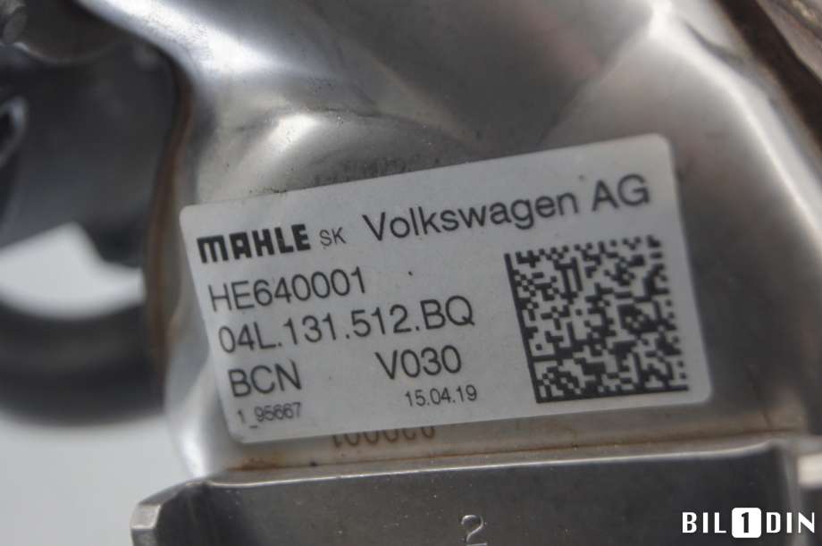 EGR-kjøler til Škoda Octavia 2017-2020 (Type III, Fase 2)  (SKODA|04L131512BQ|)