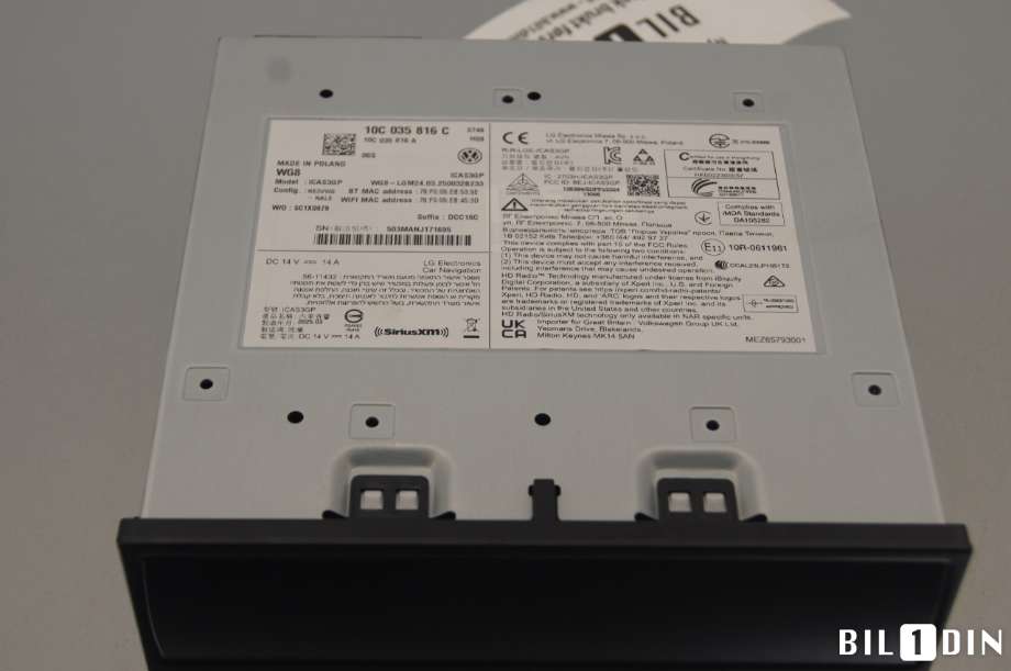 Bilstereo navigasjon til VW ID.BUZZ 2022-->>  (VOLKSWAGEN|10C035816C|)