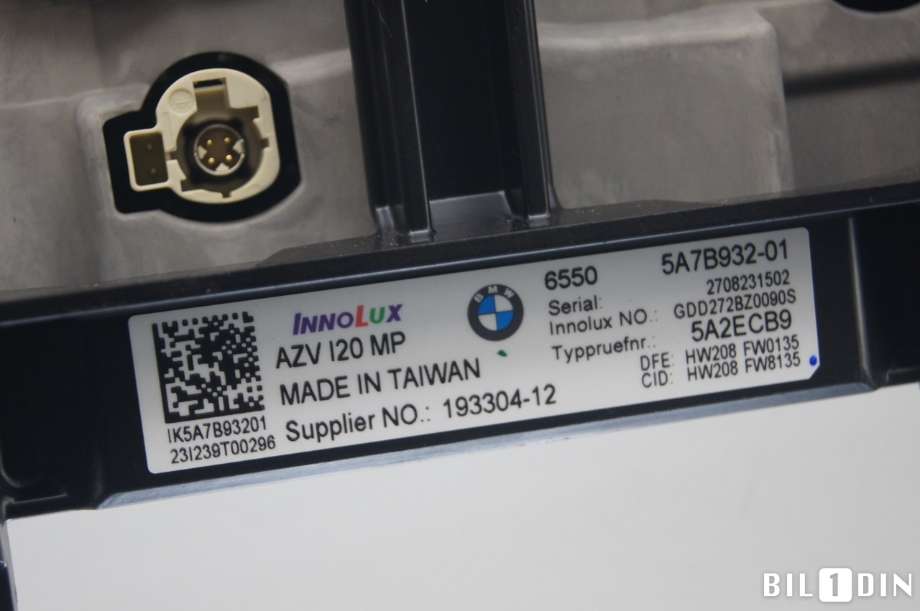 Instrument kjørecomputer til BMW iX 2021-->> (I20) (I20) (BMW|65505A7B932|)