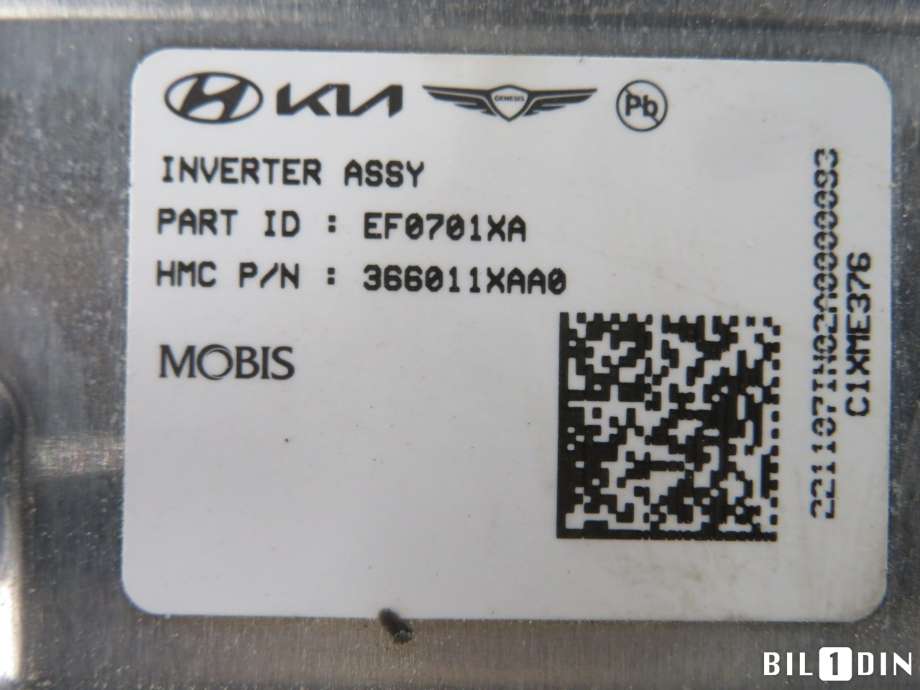 Inverter hybrid til Hyundai Ioniq 5 2021-->>  (HYUNDAI|366011XAA0|)