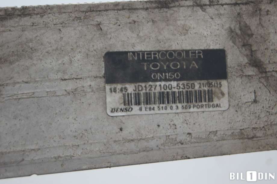 Intercooler til Toyota Auris 2010-2012 (Type I, Fase 2) (TOYOTA|179000N040|)