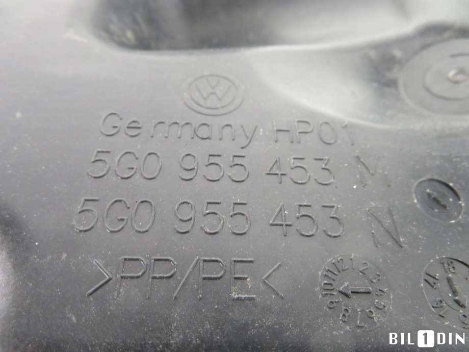 Spylertank til VW e-Golf 2014-2017 (Fase 1)  (VOLKSWAGEN|5G0955449F|)