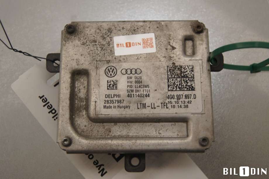 Styreenhet xenon/ballast til Audi Q3 2011-2014 (Type I, Fase 1)  (AUDI|4G0907697D|)
