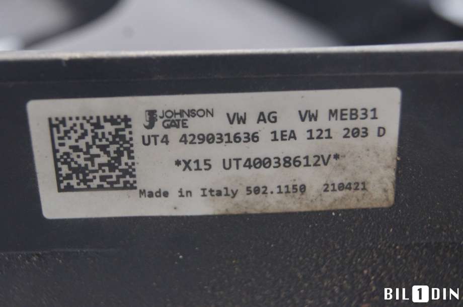 Kjølevifte til VW ID.3 2020-->> (VOLKSWAGEN|1EA121203D|)