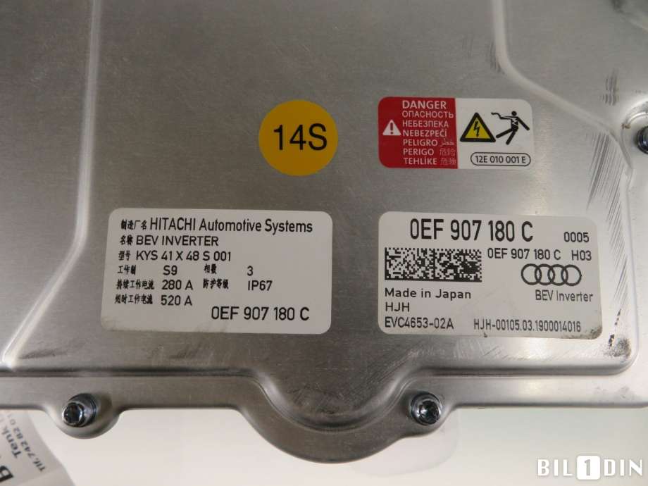 Inverter elbil til Audi e-tron 2018-->>  (AUDI|0EF907180K||0EF907180C)