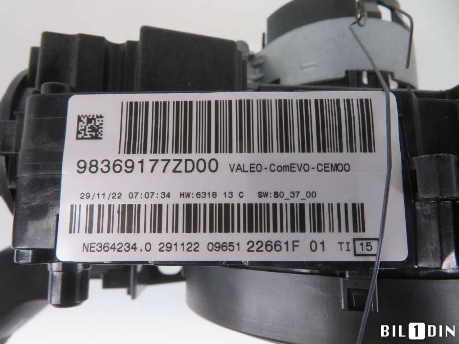 Bryter combi til Peugeot 208 2019-->> (Type II)  (PEUGEOT|98369177ZD|)
