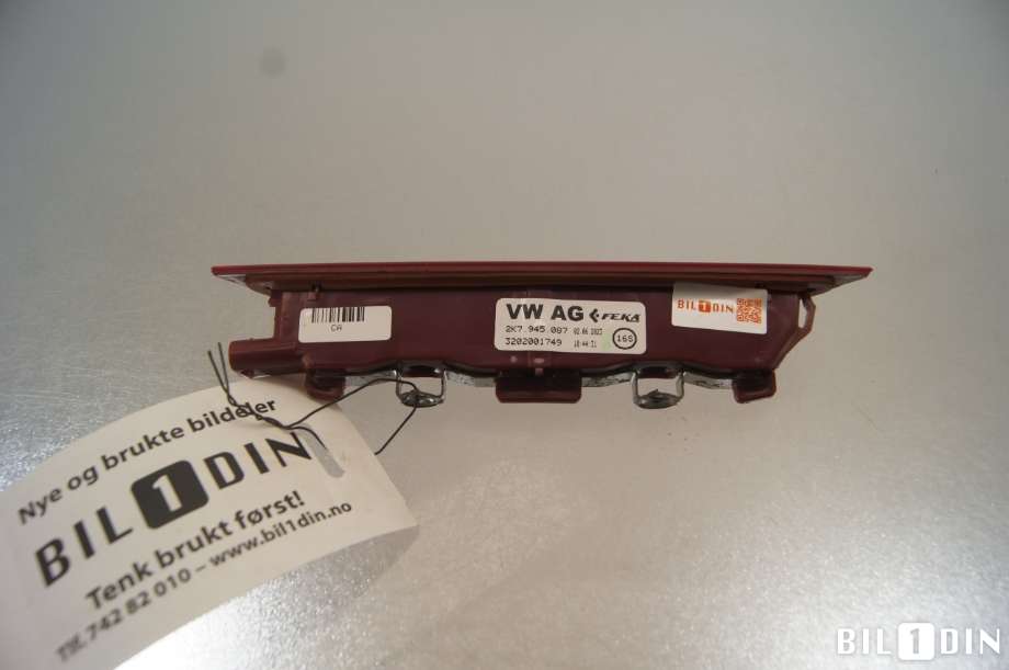 Baklykt bremselys bakrute til VW Caddy 2020-->> (Type IV) (VOLKSWAGEN|2K7945087|)