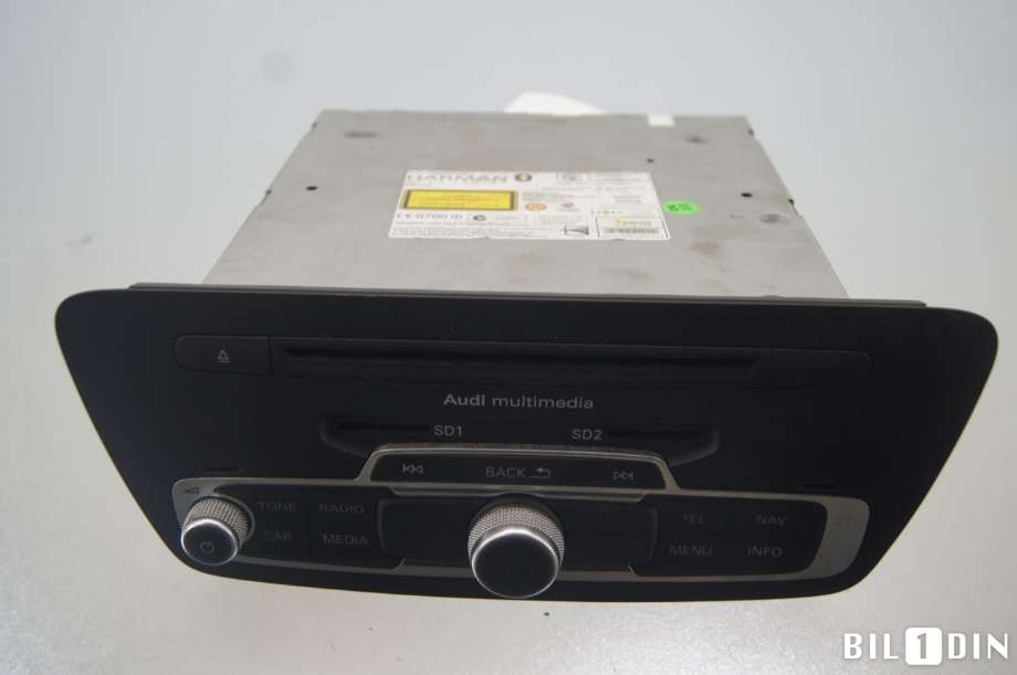 Bilstereo til Audi Q3 2011-2014 (Type I, Fase 1) (AUDI|8U0035666AX||8U0035666A)