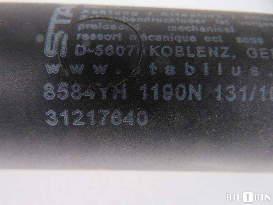 Baklukedemper til Volvo XC70 2008-2013 (Type II, Fase 1)  (VOLVO|31217640|)