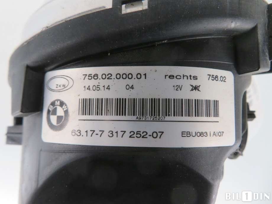 Tåkelykt høyre foran til BMW X5 2013-2018 (F15) (F15) (BMW|)