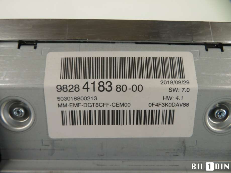 Instrument kjørecomputer til Peugeot 3008 2016-->> (Type II)  (PEUGEOT|9828418380|)