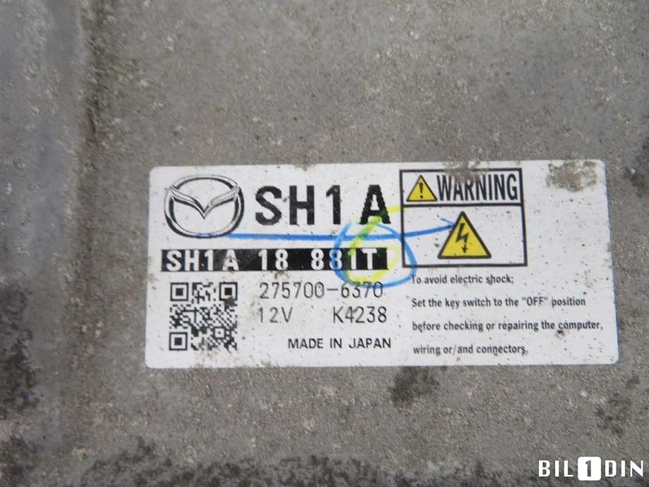 Styreenhet motor til Mazda CX-5 2012-2017 (Type I)  (MAZDA|SH1A18881T|)