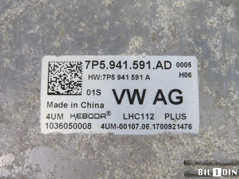 Styreenhet xenon/ballast til Škoda Octavia 2017-2020 (Type III, Fase 2)  (SKODA|7P5941591AD|)