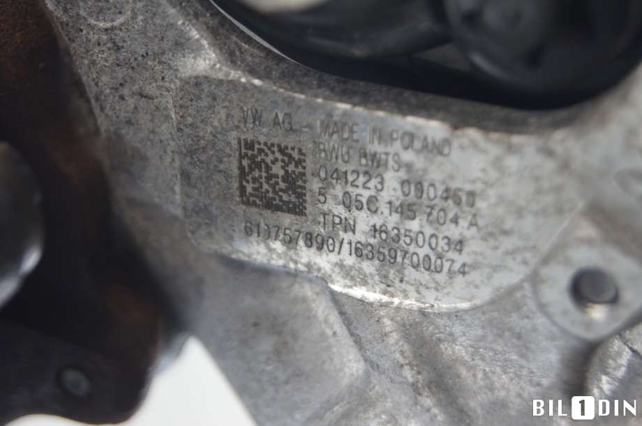 Turbo til VW Golf VIII 2020-->> (VOLKSWAGEN|05C145704A|)