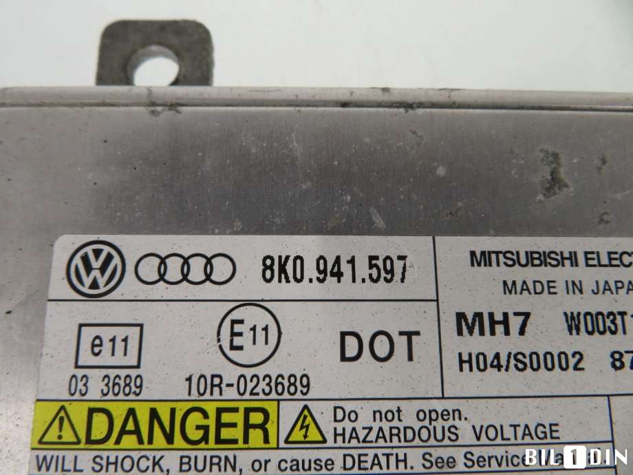 Styreenhet xenon/ballast til Audi A4 2007-2014 (Type IV) (B8) (B8) (AUDI|8K0941597E|)