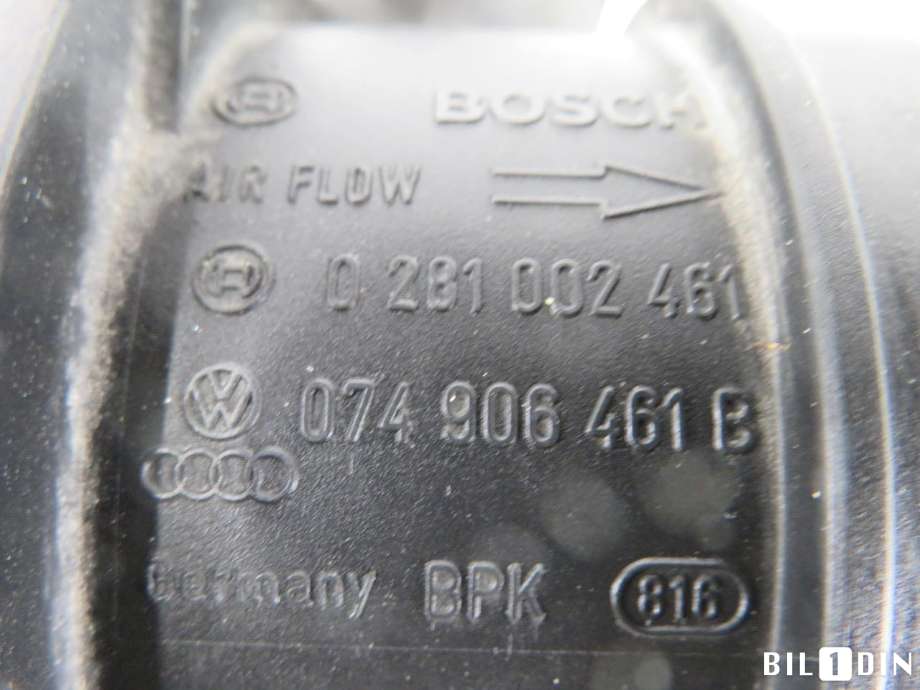 Luftmengde/luftmassemåler til Audi A4 2004-2008 (Type III) (B7) (B7) (AUDI|074906461BX|)