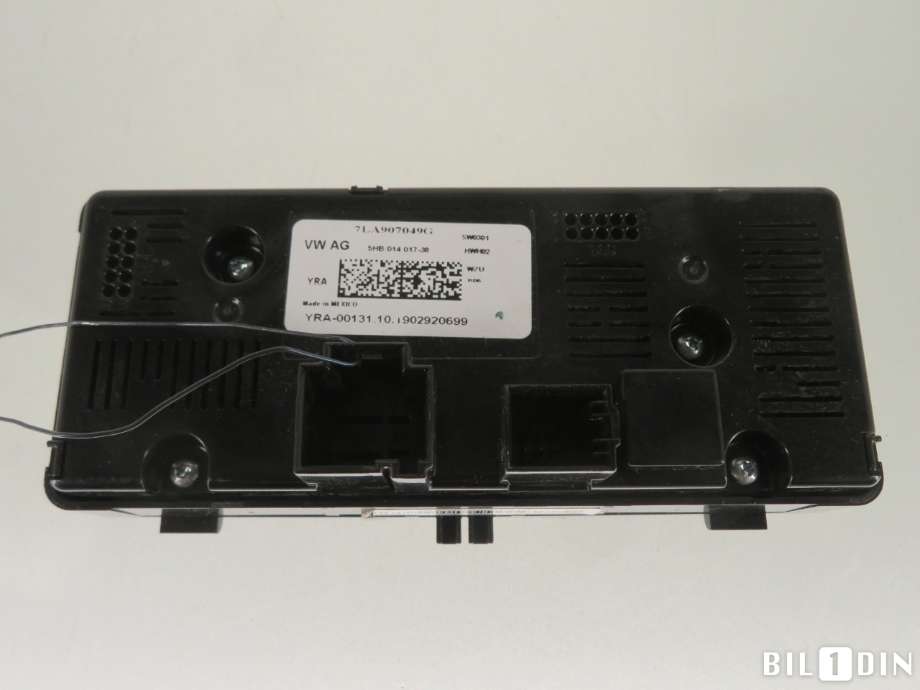 Varmeapparat betjening til VW Transporter / Caravelle 2019-->> (T6.1) (T6.1) (VOLKSWAGEN|5HB012269|)