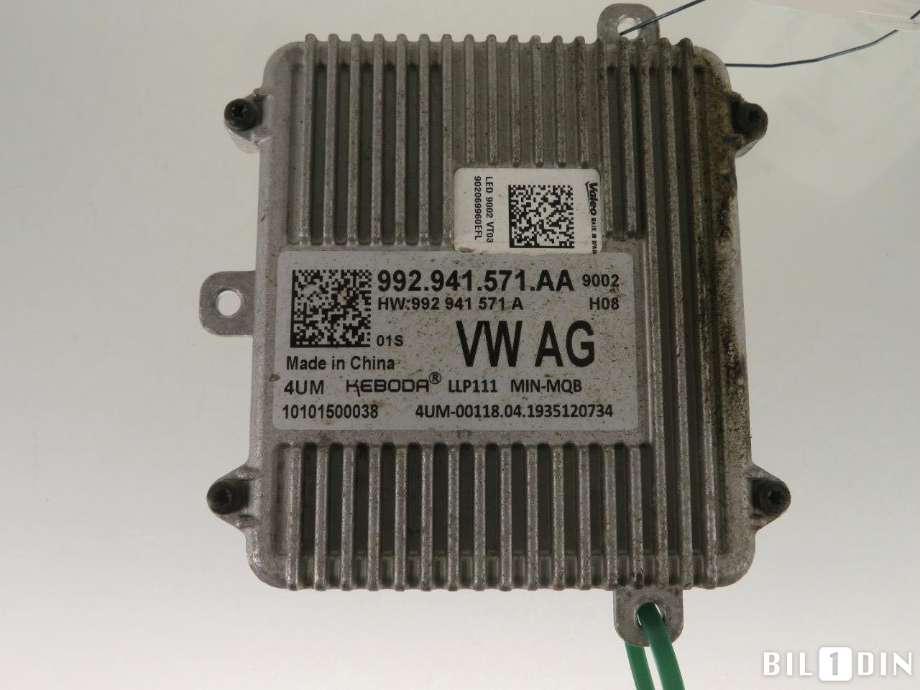 Styreenhet xenon/ballast til VW Transporter / Caravelle 2019-->> (T6.1) (T6.1) (VOLKSWAGEN|992941571AA|)