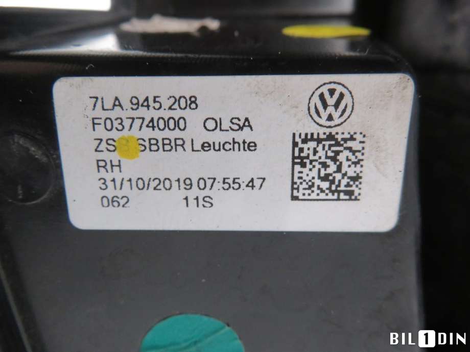 Baklykt høyre til VW Transporter / Caravelle 2019-->> (T6.1) (T6.1) (VOLKSWAGEN|7LA945208|)