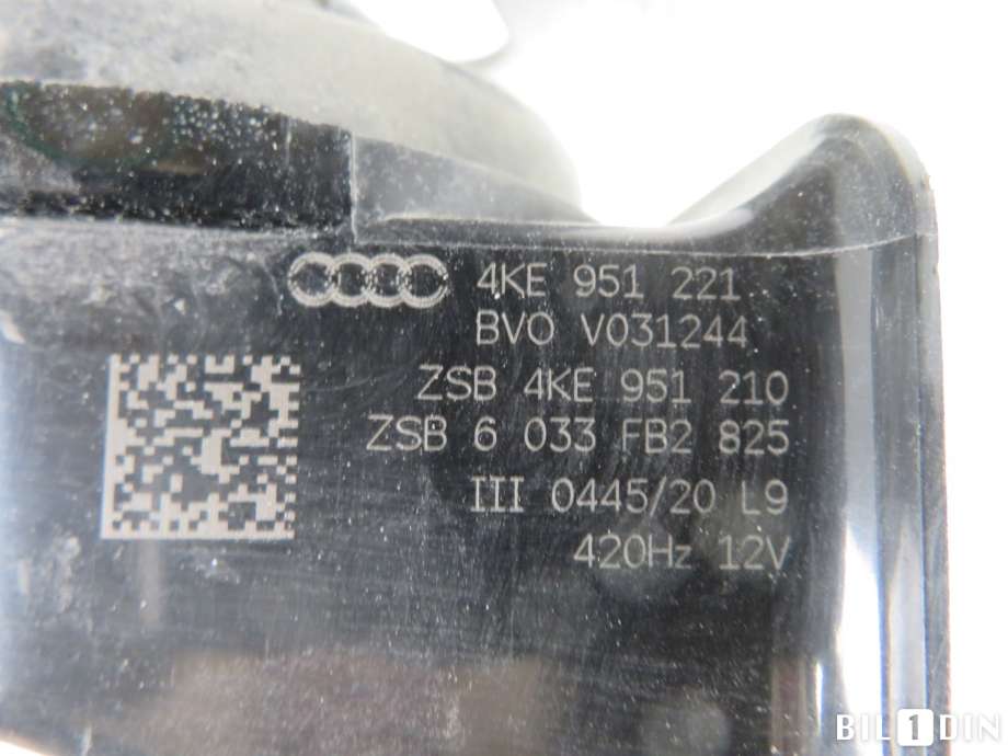 Horn/signalhorn til Audi e-tron 2018-->>  (AUDI|4KE951221|)