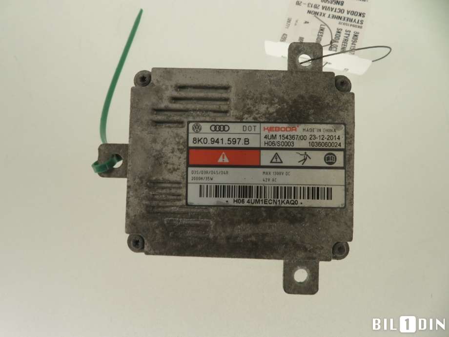 Styreenhet xenon/ballast til Škoda Octavia 2013-2016 (Type III, Fase 1) (SKODA|8K0941597E|)
