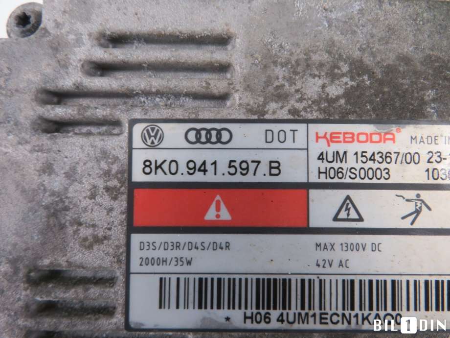 Styreenhet xenon/ballast til Škoda Octavia 2013-2016 (Type III, Fase 1) (SKODA|8K0941597E|)