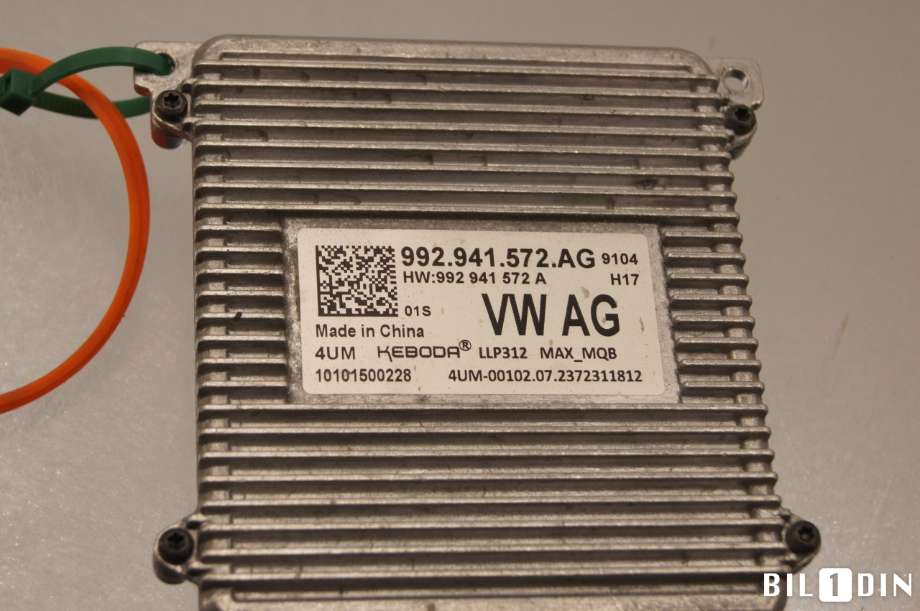 Styreenhet xenon/ballast til VW ID.4 2020-->>  (VOLKSWAGEN|992941572AG|)