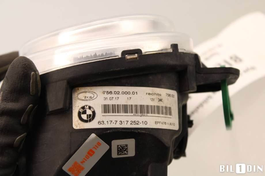Tåkelykt høyre foran til BMW X5 2013-2018 (F15) (F15) (BMW|63177317252|)