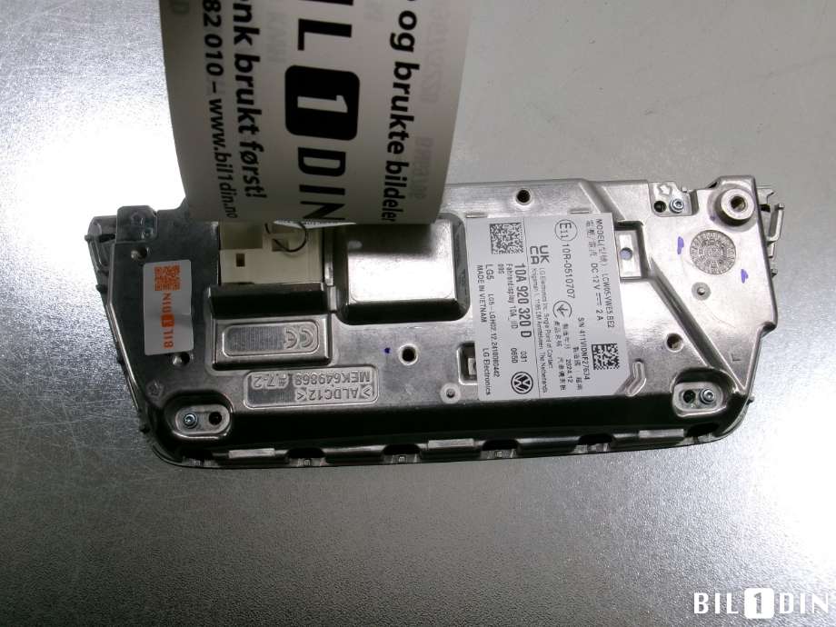 Instrumentpanel til VW ID.BUZZ 2022-->> (VOLKSWAGEN|10A920320D|)
