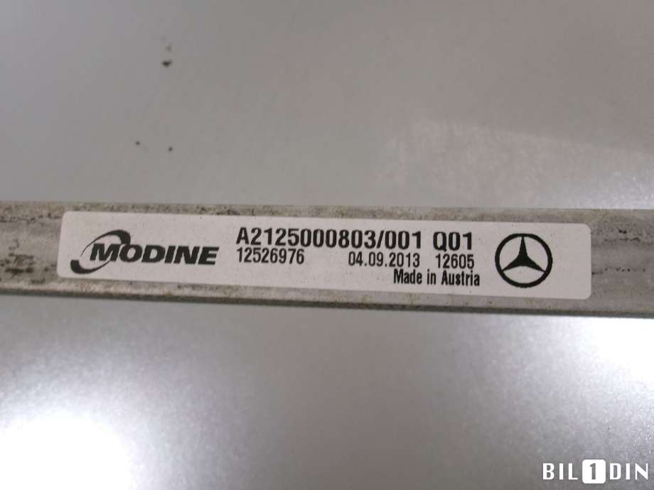 Radiator (automat gir) til Mercedes E-Klasse 2013-2016 (Fase 2) (W212) (W212) (MERCEDES-BENZ E-300 BLUETEC HY|A2125000803|)