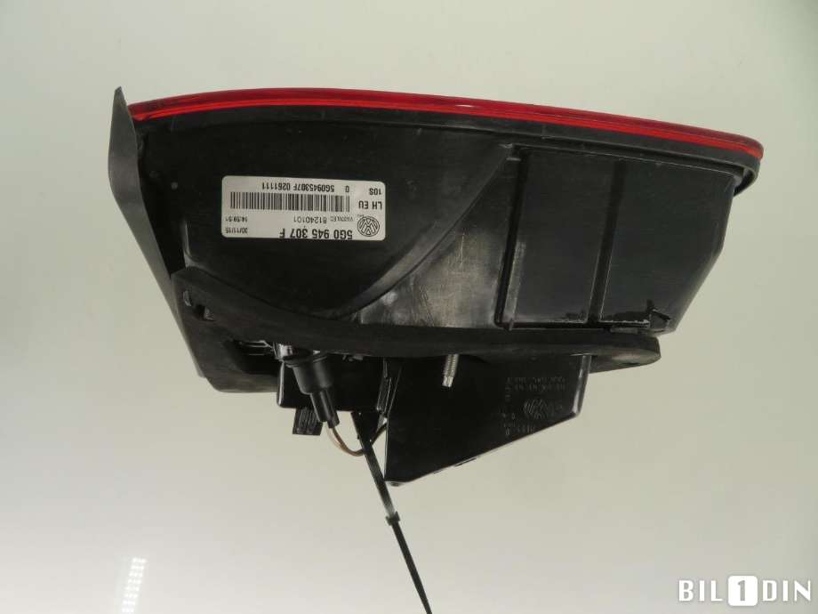 Baklykt venstre indre til VW e-Golf 2014-2017 (Fase 1)  (VOLKSWAGEN|5G0945307F|)