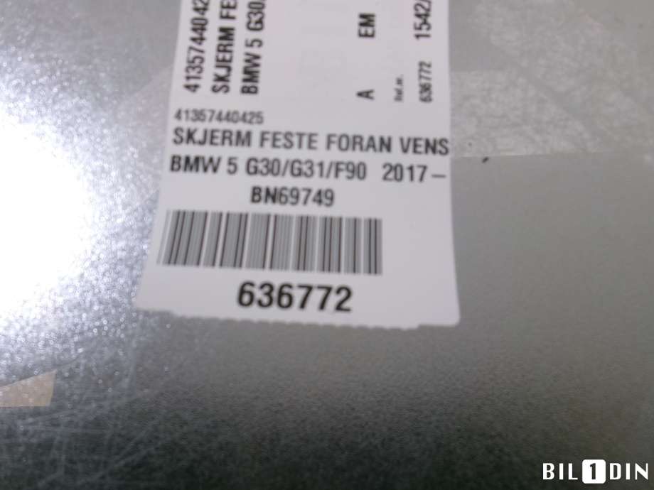 Airbag diverse til BMW 5-Serie 2017-->> (G30/G31) (G30/G31) (BMW|51237435797|)