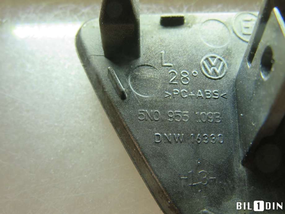 Lyktespylerdyse til VW Tiguan 2011-2016 (Type I, Fase 2)  (VOLKSWAGEN|5N0955109B|)