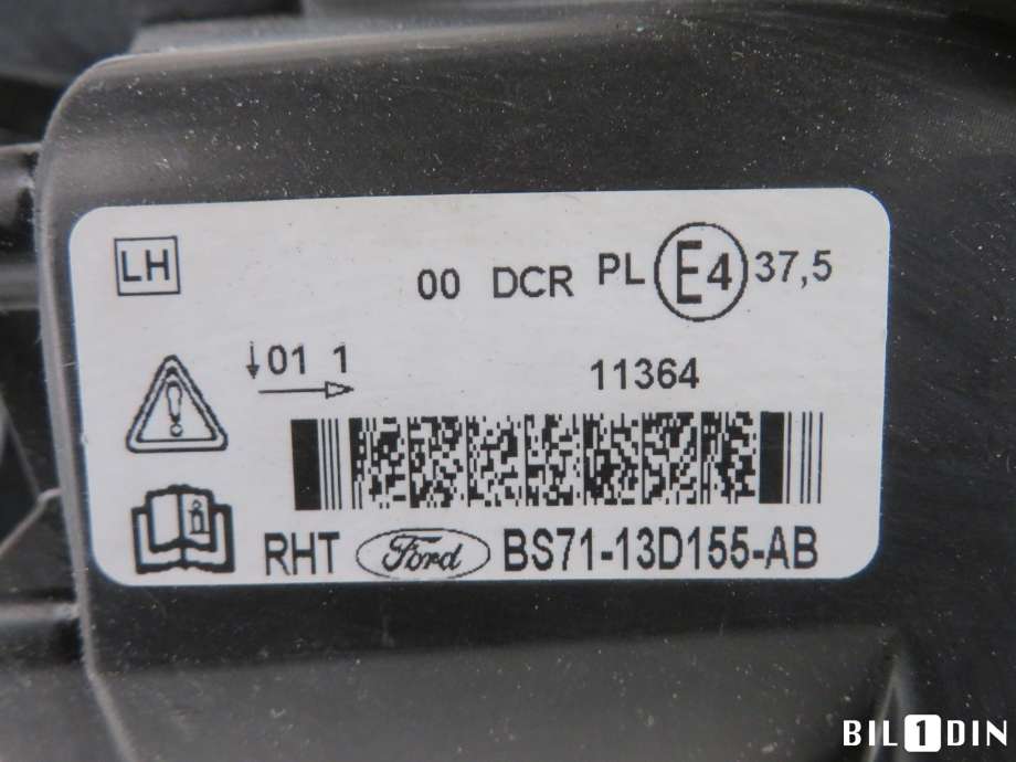Frontlykt venstre xenon til Ford Mondeo 2011-2014 (Type IV, Fase 2)  (FORD|1811625|BS7113006AF|)