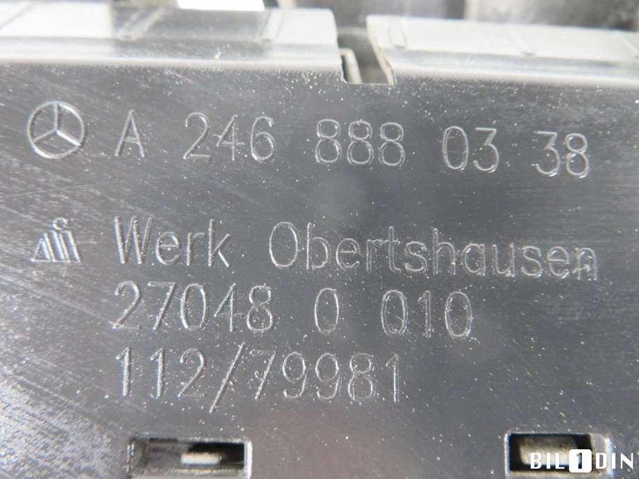 Grill til Mercedes B-Klasse 2011-2018 (W246) (W246) (MERCEDES|A2468801283|)
