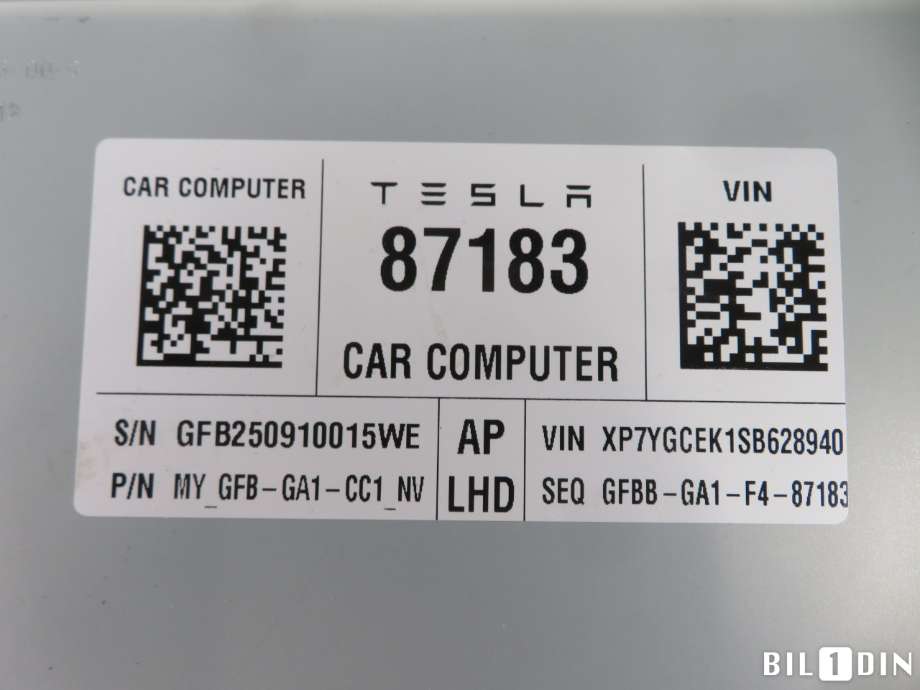 Styreenhet diverse til Tesla Model Y 2021-2024 (Type I)  (TESLA|1918812S0G|)