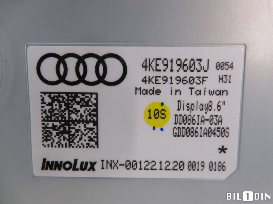 Instrument kjørecomputer til Audi e-tron 2018-->>  (AUDI|4KE919603A|)
