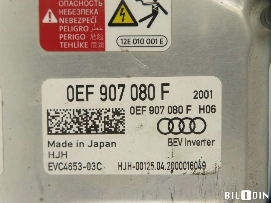 Styreenhet diverse til Audi e-tron 2018-->> (AUDI|0EF907080F|)