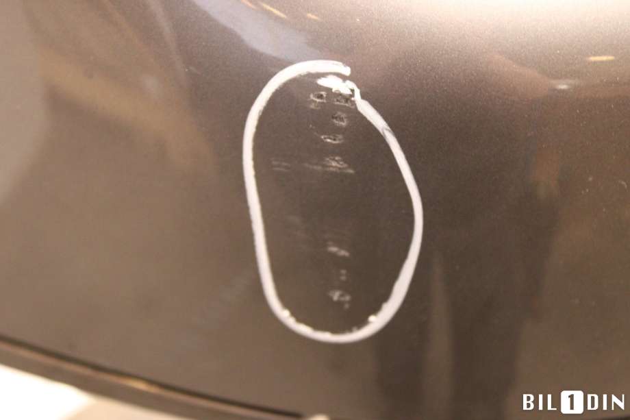 Støtfanger bak til VW Touran 2007-2010 (Type I, Fase 2)  (VOLKSWAGEN|1T0807417A|)