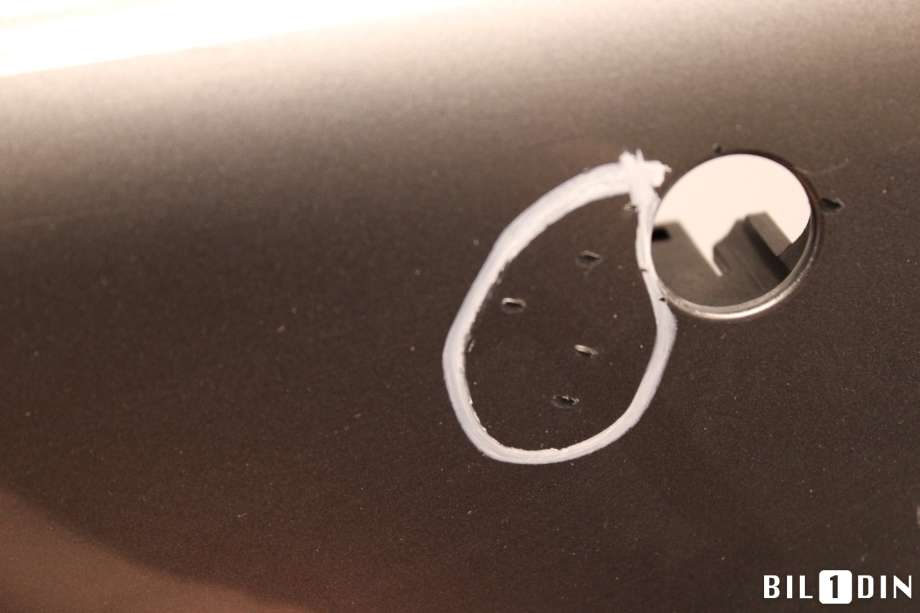 Støtfanger bak til VW Touran 2007-2010 (Type I, Fase 2)  (VOLKSWAGEN|1T0807417A|)