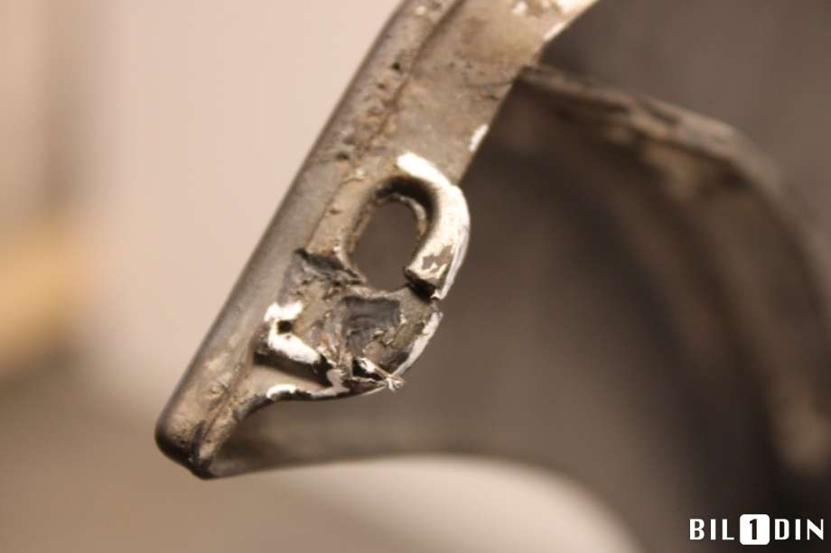 Støtfanger bak til VW Touran 2007-2010 (Type I, Fase 2)  (VOLKSWAGEN|1T0807417A|)