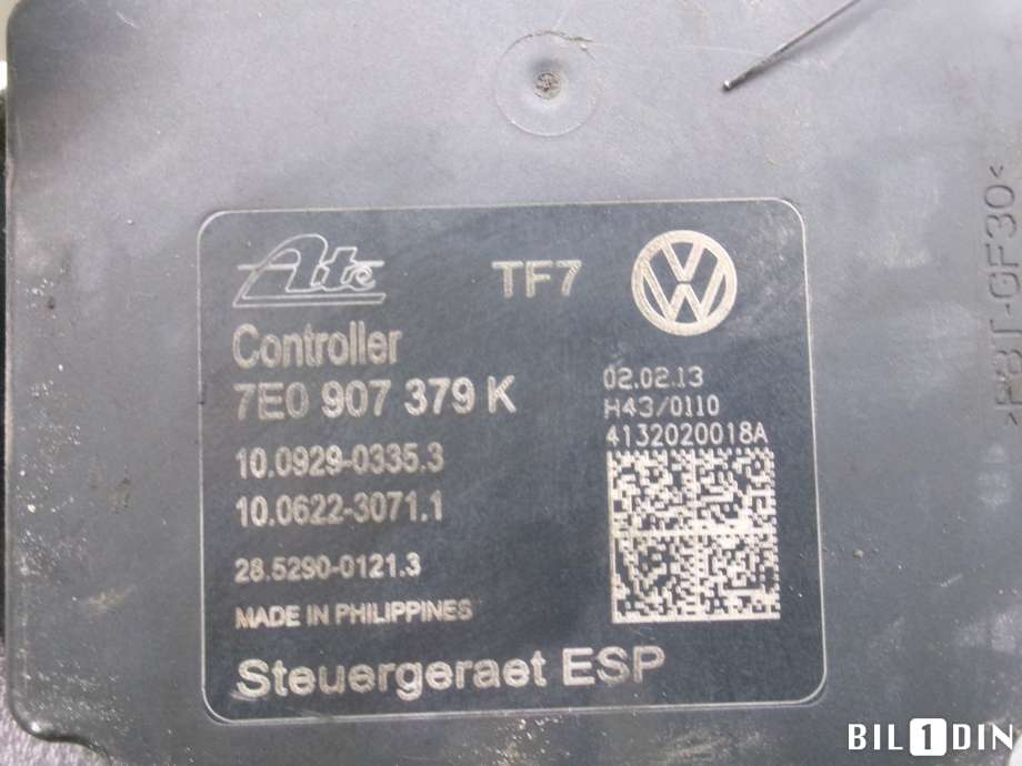 ABS sentral til VW Transporter / Caravelle 2009-2015 (Fase 2) (T5) (T5) (VOLKSWAGEN|7E0614517H|)