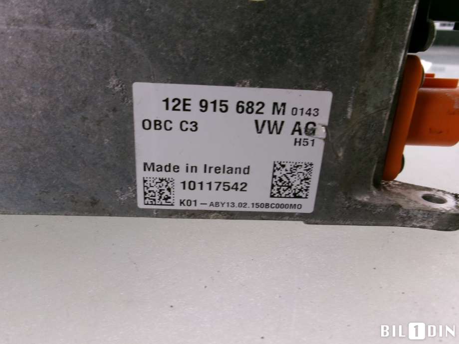Batterilader (OBC - On Board Charger) til VW e-Golf 2014-2017 (Fase 1) (VOLKSWAGEN|12E915682R|)