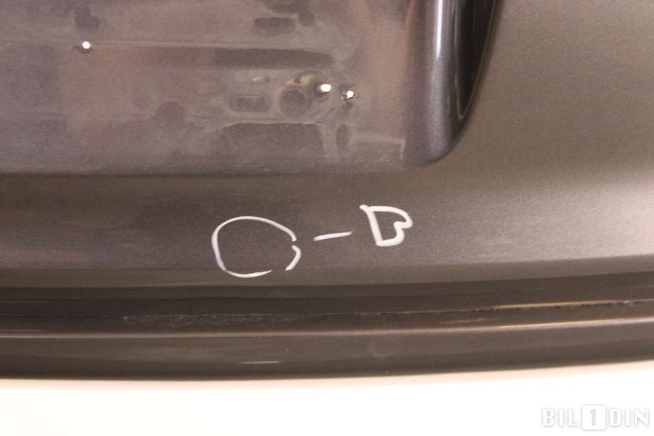 Støtfanger bak til VW Polo 2009-2014 (Type V, Fase 1)  (VOLKSWAGEN|6R6807421BK|)