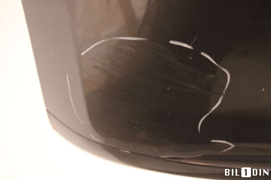 Støtfanger bak til VW Polo 2009-2014 (Type V, Fase 1)  (VOLKSWAGEN|6R6807421BK|)
