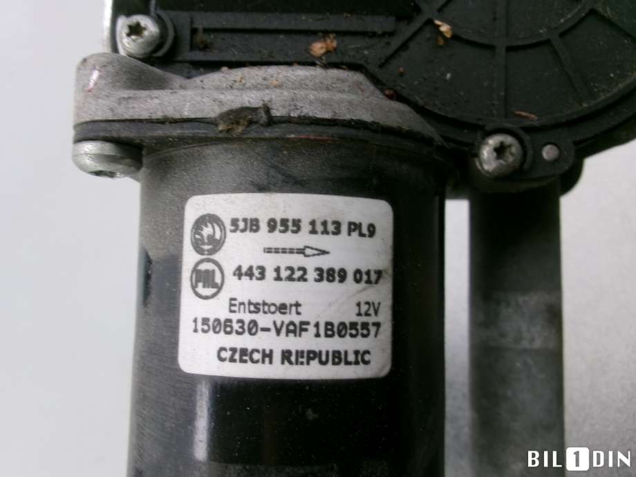 Viskermotor frontrute til Škoda Fabia 2014-2021 (Type III) (SKODA|6V1955023D|6V1955023A|443122389017)