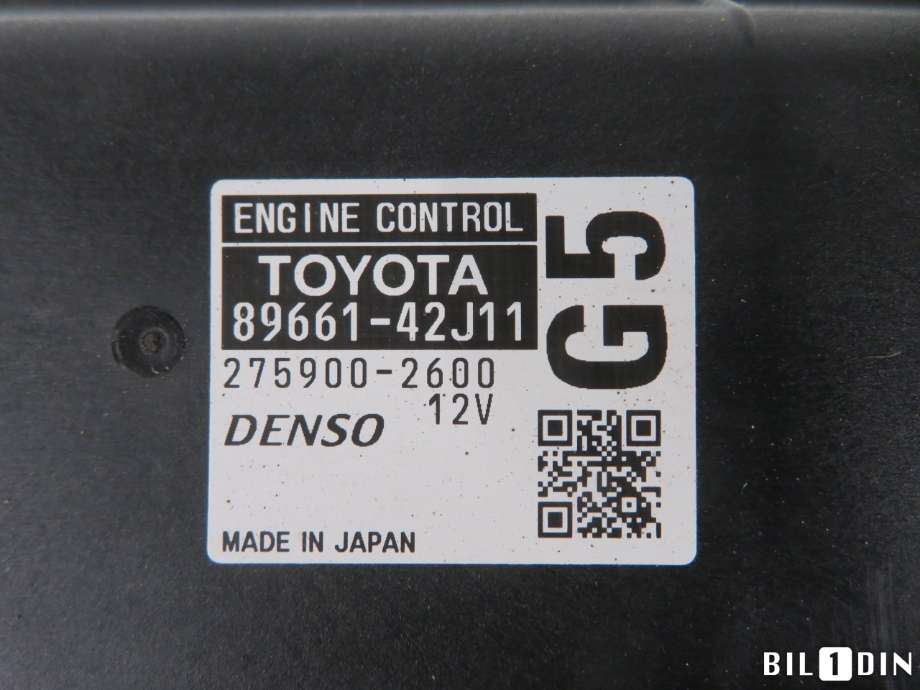 Styreenhet motor til Toyota RAV4 2009-2013 (Type III, Fase 2)  (TOYOTA|8966142J11|)