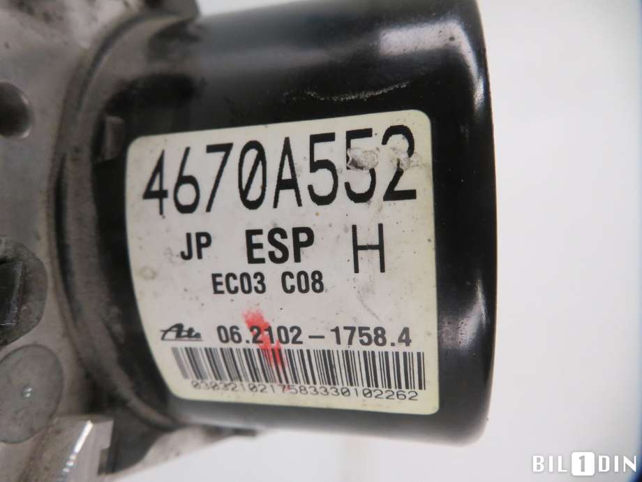 ABS sentral til Mitsubishi Outlander 2010-2012 (Type II, Fase 2) (MITSUBISHI|4670A553|)