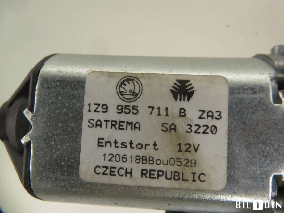 Viskermotor bakrute til Škoda Octavia 2009-2013 (Type II, Fase 2) (SKODA|1Z9955711B|)