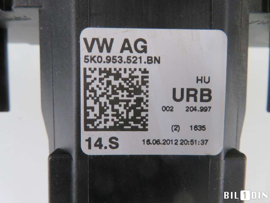 Bryter combi til Škoda Octavia 2009-2013 (Type II, Fase 2)  (SKODA|5K0953521BN|)